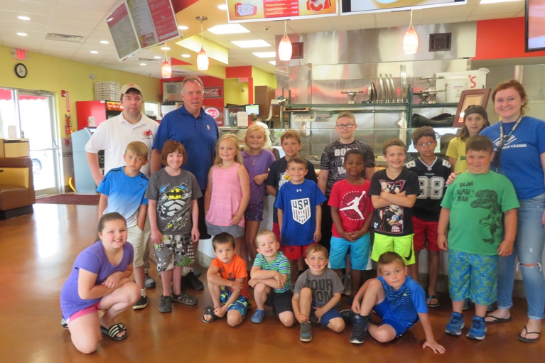 Ogdensburg Boys & Girls Club members and staff 