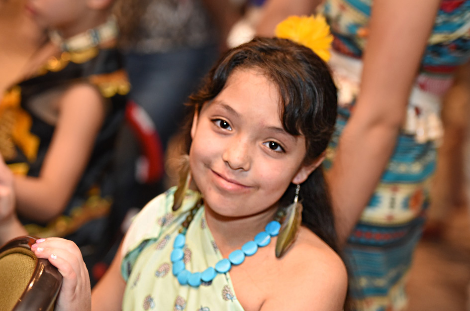 Native Club kid smiling at camera