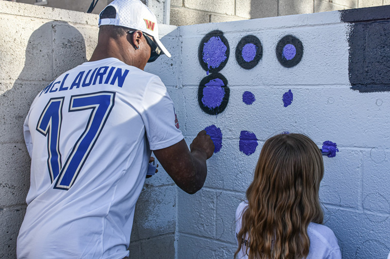 NFL Foundation painting