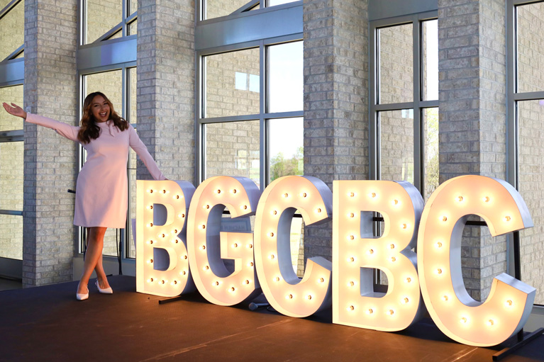 Kayleigh at event