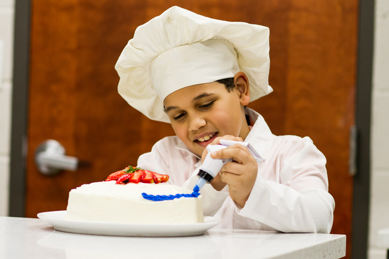 Chef Club kid