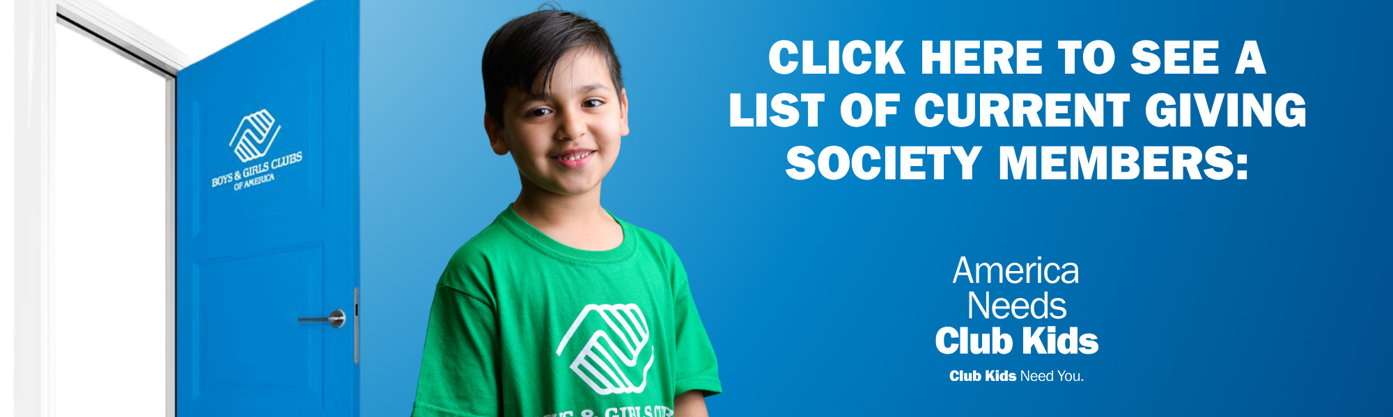 Donor Giving Societies - List of members